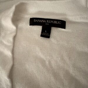 Banana Republic white cardigan